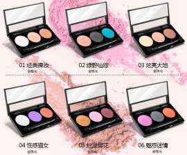 人鱼粉3色眼影代加工