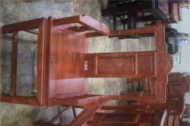 汉宫餐椅定做红木家具图片、欧式家具价格、东阳木雕款式