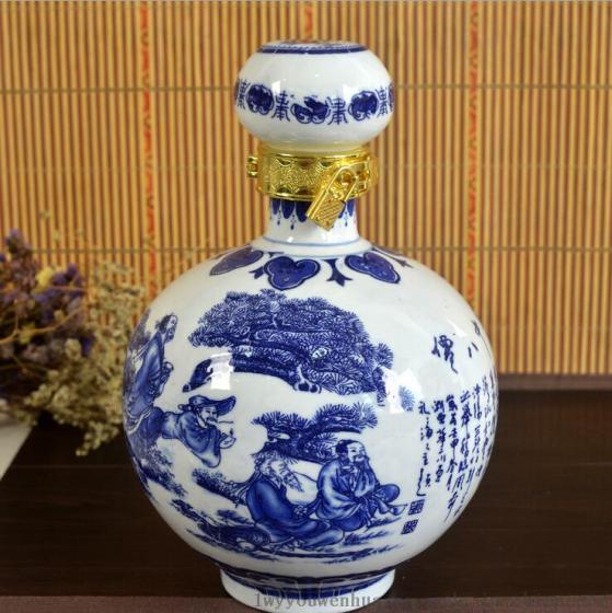景德镇陶瓷酒瓶批发及价格 景德镇酒瓶生产厂家 陶瓷酒瓶定制厂家