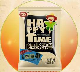兴利嗨皮汤姆香菇汤海鲜味6g 冲泡即食速食汤鲜蔬汤早餐汤午餐汤