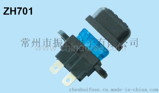 熔断器座ZH701   中型带线式插片保险丝座