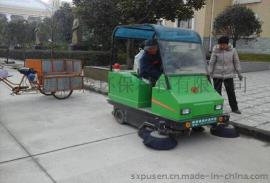 陕西普森环保街道驾驶式加蓬扫地车
