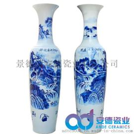 瓷器大花瓶定制 景德镇陶瓷花瓶 定制3米大花瓶