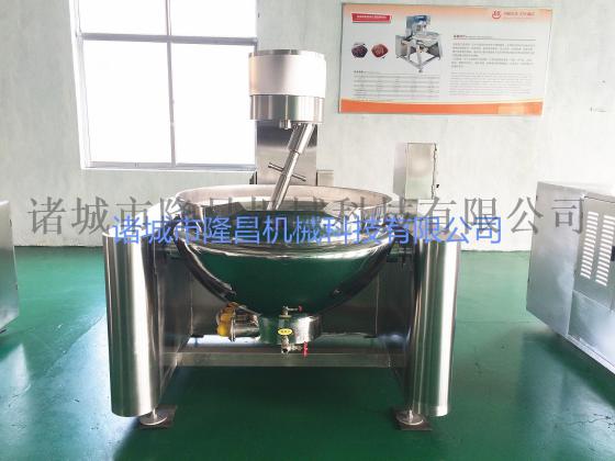 操作方便 芝麻酱不锈钢搅拌炒锅 电加热芝麻酱加工设备