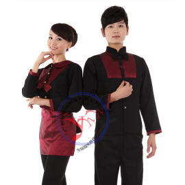 服务员工作服中西餐厅服装工作服