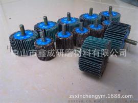 厂家直销进口螺丝柄千叶轮 螺丝柄砂布磨头 磨具 砂轮 电磨配件