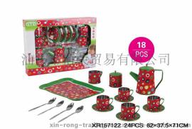 马口铁茶壶：圆点高壶 过家家玩具