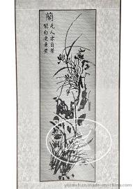 竹编梅兰竹菊 竹编卷轴 成都特产 成都土特产