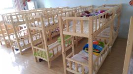 成都幼儿园床，优质实木，四川久久乐幼儿园家具定制