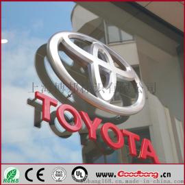 4S店展会车标订制 三维立体发光车标 亚克力车标 ABS吸塑电镀车标 免费打样 上海厂家专业订制
