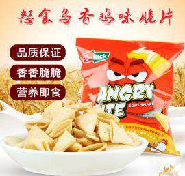 马来西亚原装进口批发 D-Jack怒食鸟奶酪味香脆片50g休闲零食