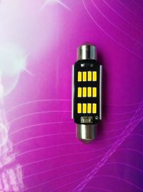 双尖-42MM-12SMD-4014-车顶灯/牌照灯/解码灯/防报警灯