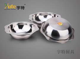 宇特不锈钢火锅盆 加深加厚太阳深盆 厂家直销批发