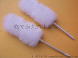 25cm纯白色羊毛掸
