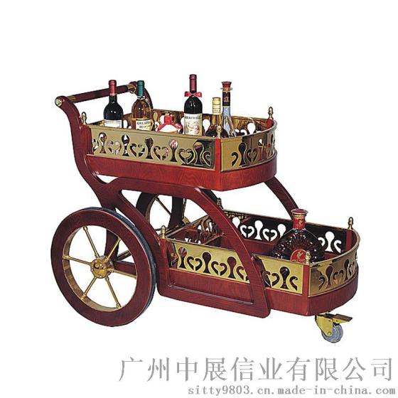 专业生产SITTY斯迪95.8136简约现代式双层酒水车/服务车