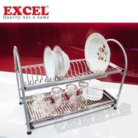 新加坡EXCEL 不锈钢碗碟架E017-600