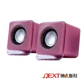厂家低价促销电脑配件 音响产品 小方块透明中框迷你电脑音箱