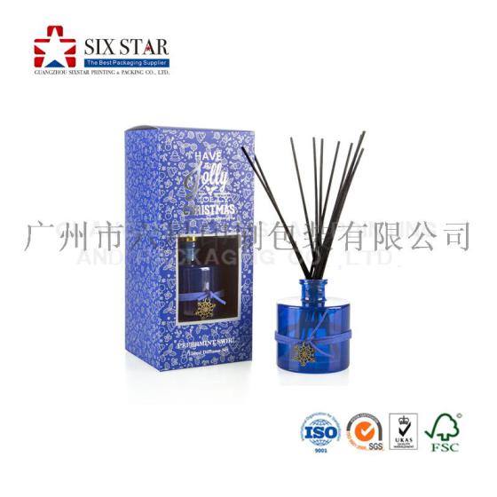 精美香薰包装折盒纸套化妆品礼品套盒香薰蜡烛包装设计印刷