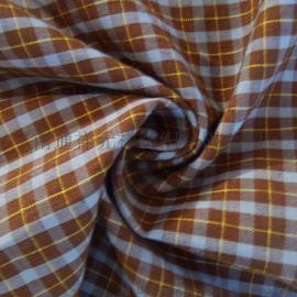 厂家直销T/C紧密纺提花色织府绸格子布 春夏休闲衬衫服装面料批发 修改 本产品支持七天无理由退货