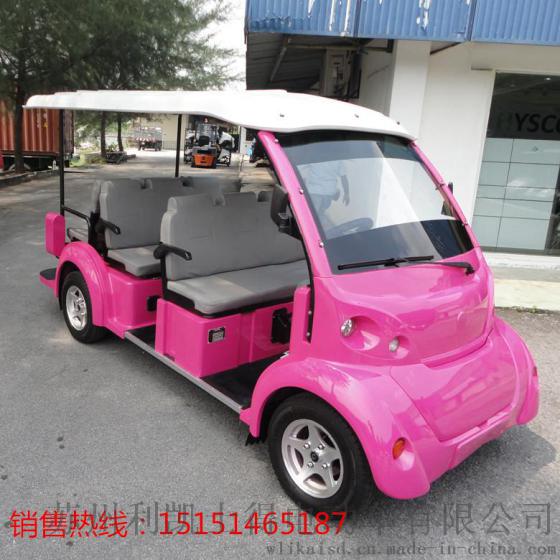 利凯士得开放式4座电动观光车游览电瓶车