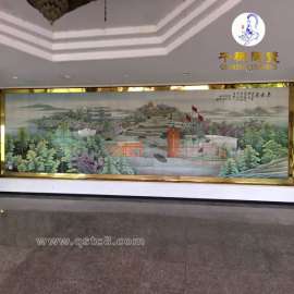 室内大型瓷板画定制价格_户外大型瓷板画定制工艺