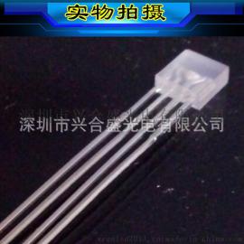 供应255雾状 RGB 全彩LED灯珠 直插四脚LED灯珠