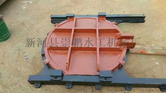 贵州1.5*1.5米铸铁镶铜闸门机闸一体式闸门崇鹏双止水铸铁闸门图纸
