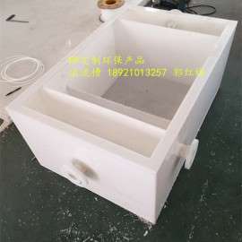 制作加工PP溢流槽 聚丙烯除油分离槽 液位计槽 塑料PP定制槽 耐酸碱防腐蚀