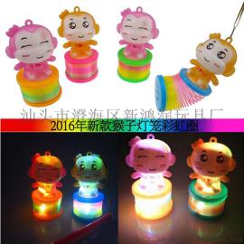 2016新春爆款 手提灯笼彩虹圈 猴子发光彩虹圈