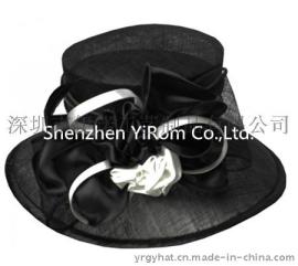 YRSM14182麻纱帽sinamay hat
