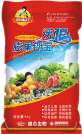 昆仑沃根膨果钾宝，活化土壤抗病增产，保花膨果