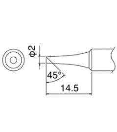 日本白光(HAKKO)_烙铁头_T18-C2