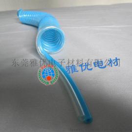 批发PU聚氨酯螺旋弹簧气管 颜色尺寸可定制 优质原料 品质保证 欢迎订购