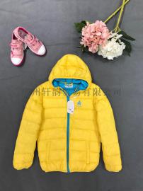16年轻薄羽绒服秋冬童装批发 一手货源男女儿童服装 品牌折扣尾货库存走份清仓