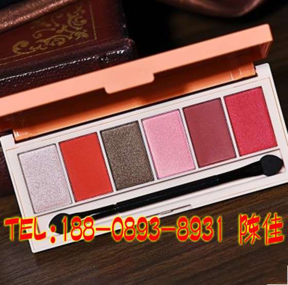 六色眼影盘oem/专业彩妆加工厂