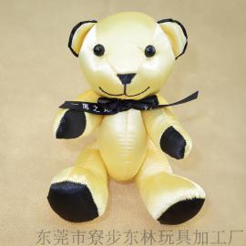 关节熊公仔玩具 吉祥物礼品公仔 订制加工布料玩具