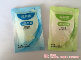 雅梦缘清新系列沐浴露A：10ml袋装，玫瑰香型，珠光达标液