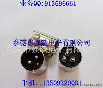 3PIN粗针车针，连接器MD3P，中3P公头