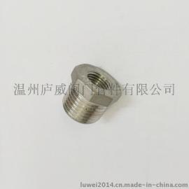 供应庐威不锈钢304 DN15*20补心 内接外接