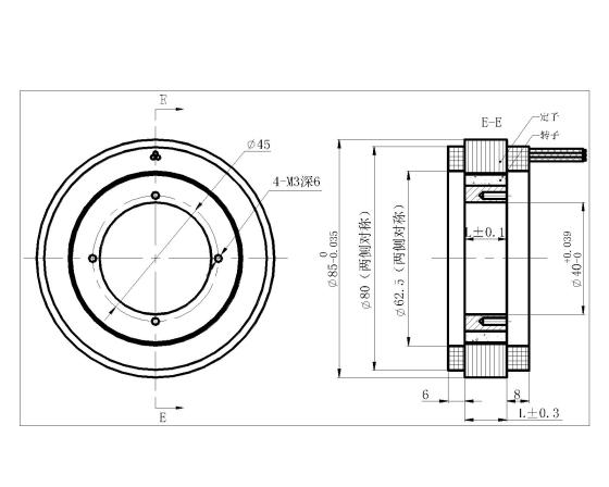 YD85S系列预立直驱电机 Direct drive motor DDR马达 力矩马达