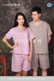 大厂直销高档汗蒸服丝棉浴袍浴衣美容院酒店秋冬桑拿服足疗家居服