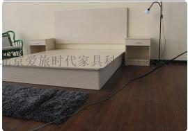 酒 店公寓旅馆快捷家具出租屋软包床头柜靠板标间单人床客房床