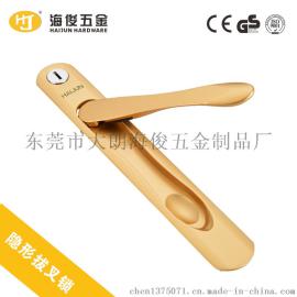 隐形拨叉锁 锌合金隐形执手锁KD-202