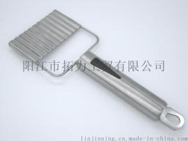 厂家直销不锈钢多功能切菜器 切丝器 水果刀 波浪刀