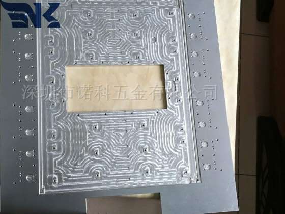 诺科五金CNC机箱铝板加工，四轴加工