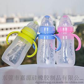 不含双酚A硅胶奶瓶 摔不烂的奶瓶 耐高温软硅胶奶瓶