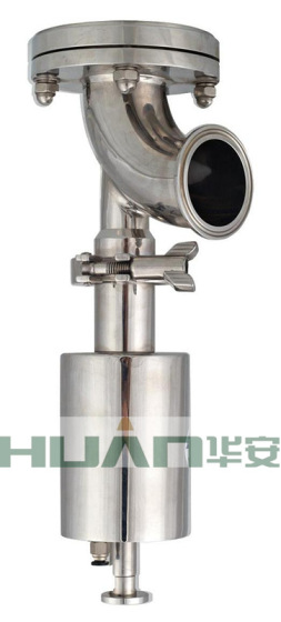 不锈钢气动弯头罐底阀，卸料阀