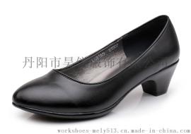 专业行政鞋工厂 时尚高档酒店行政鞋 真皮正装女鞋 时装通勤鞋8165
