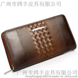 定做手拿包真皮手拿包加工代工皮包商务