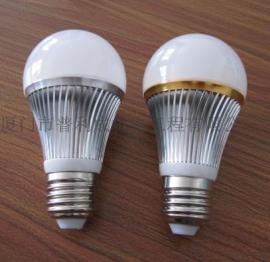 银色金边3w  LED球泡灯